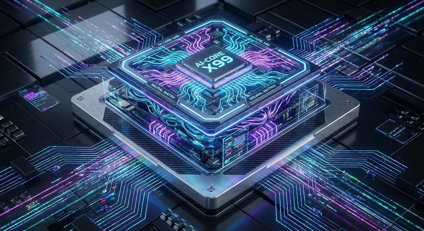 ai chip futuristic en